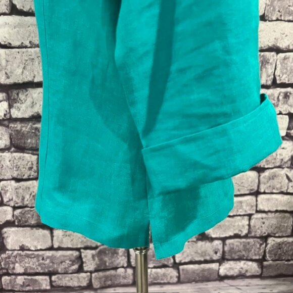 Talbots Teal Button Down Shirt - Picture 5 of 9